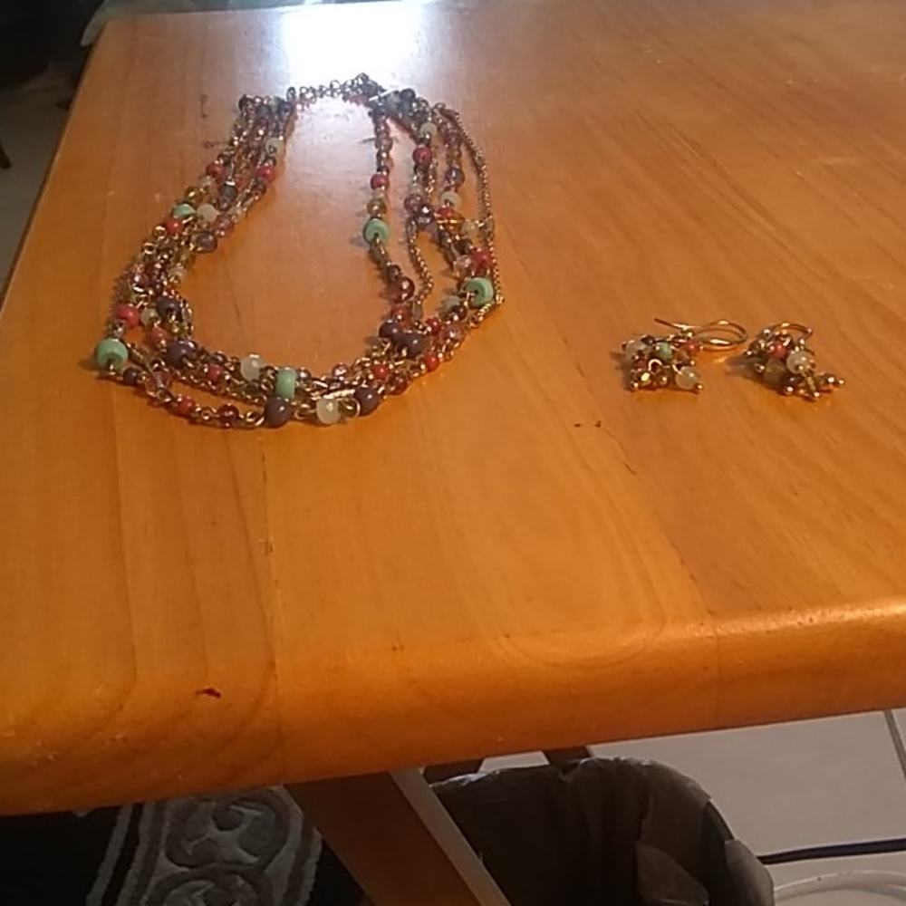 Necklace and Earrings